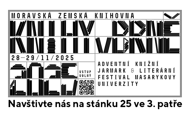 Knihy v Brně. Navštivte nás na stánku 25 ve 3. patře
